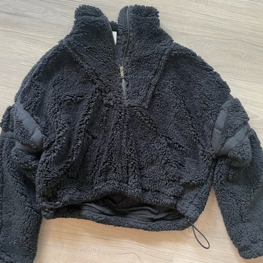 NWOT Free people movement fuzzy pullover